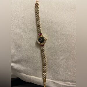 Luxurious Gold and Pink Women's Watch